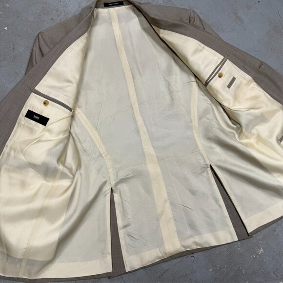 Hugo Boss Blazer Pasolini / Movie Beige Sport Jacket Wool 42R - Picture 6 of 10